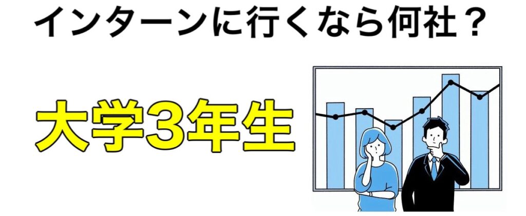 大学3年生でインターンに行かない割合はどのくらいですか？行くなら何社なのか解説